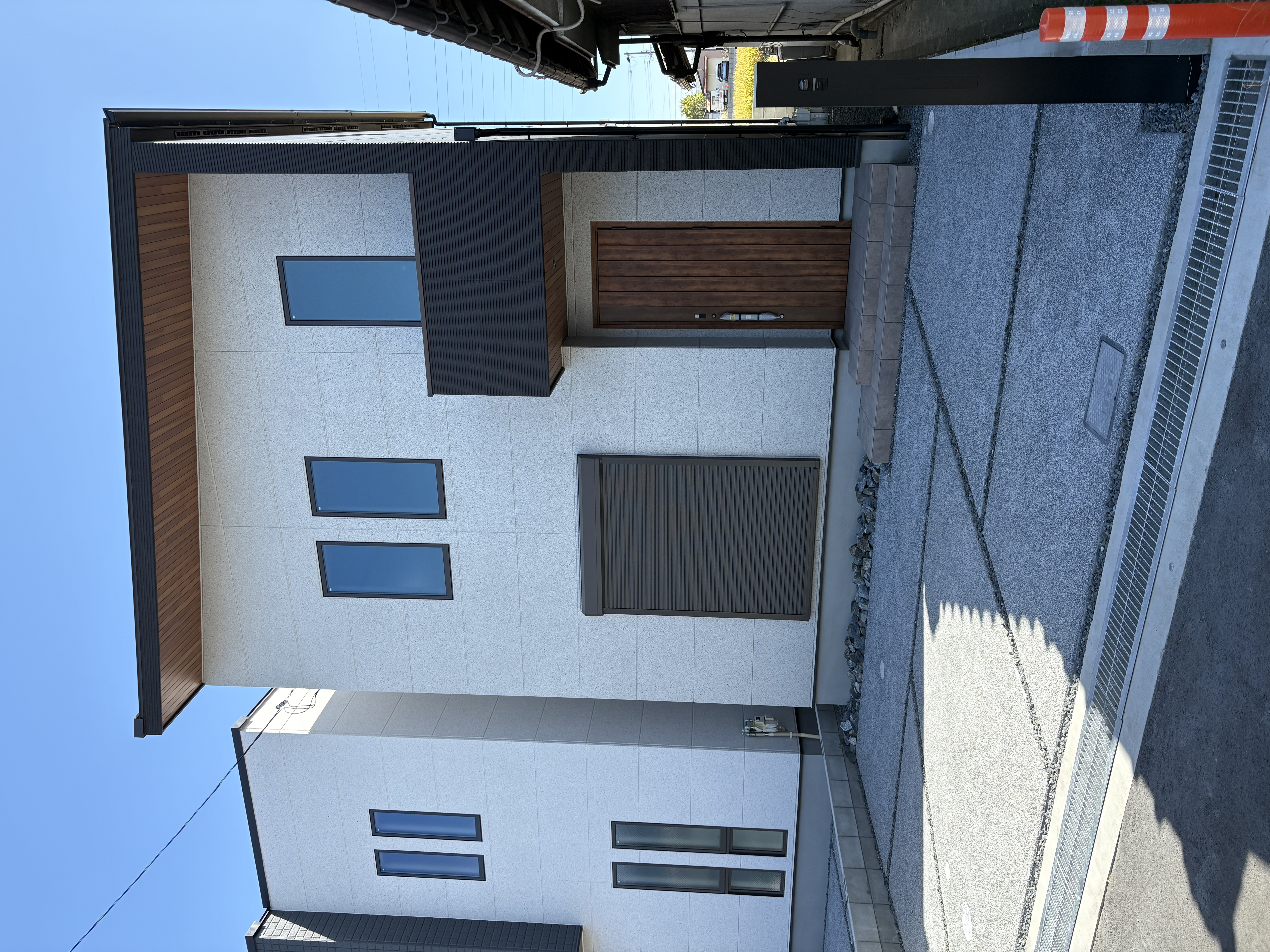 No.146 新築外構工事 シンプルモダン オープン外構 画像