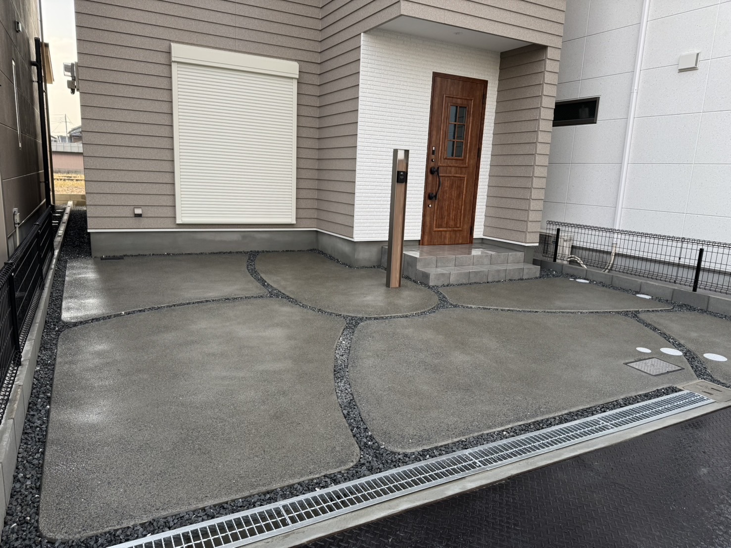 洗い出し舗装 画像