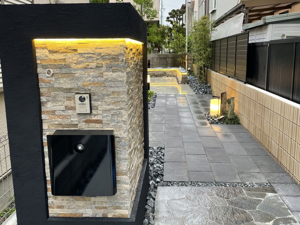 No.77 新築モデル外構工事　和モダンスタイル 画像