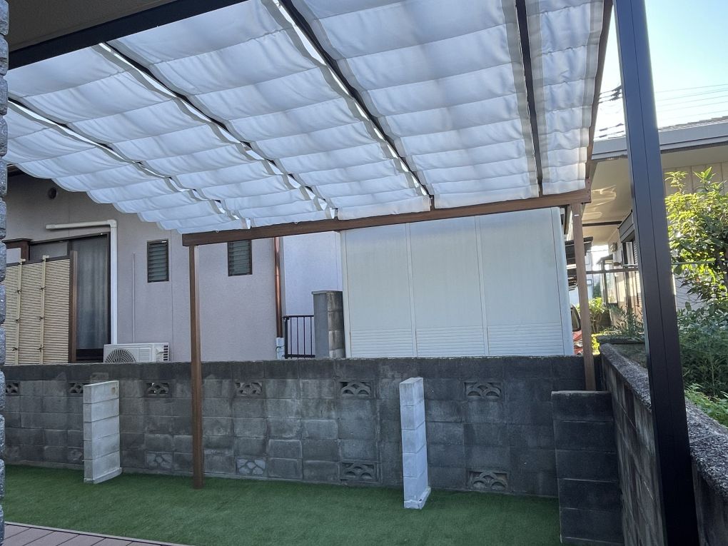 No.115  リフォーム工事　ナチュラルガーデン　テラス屋根 画像