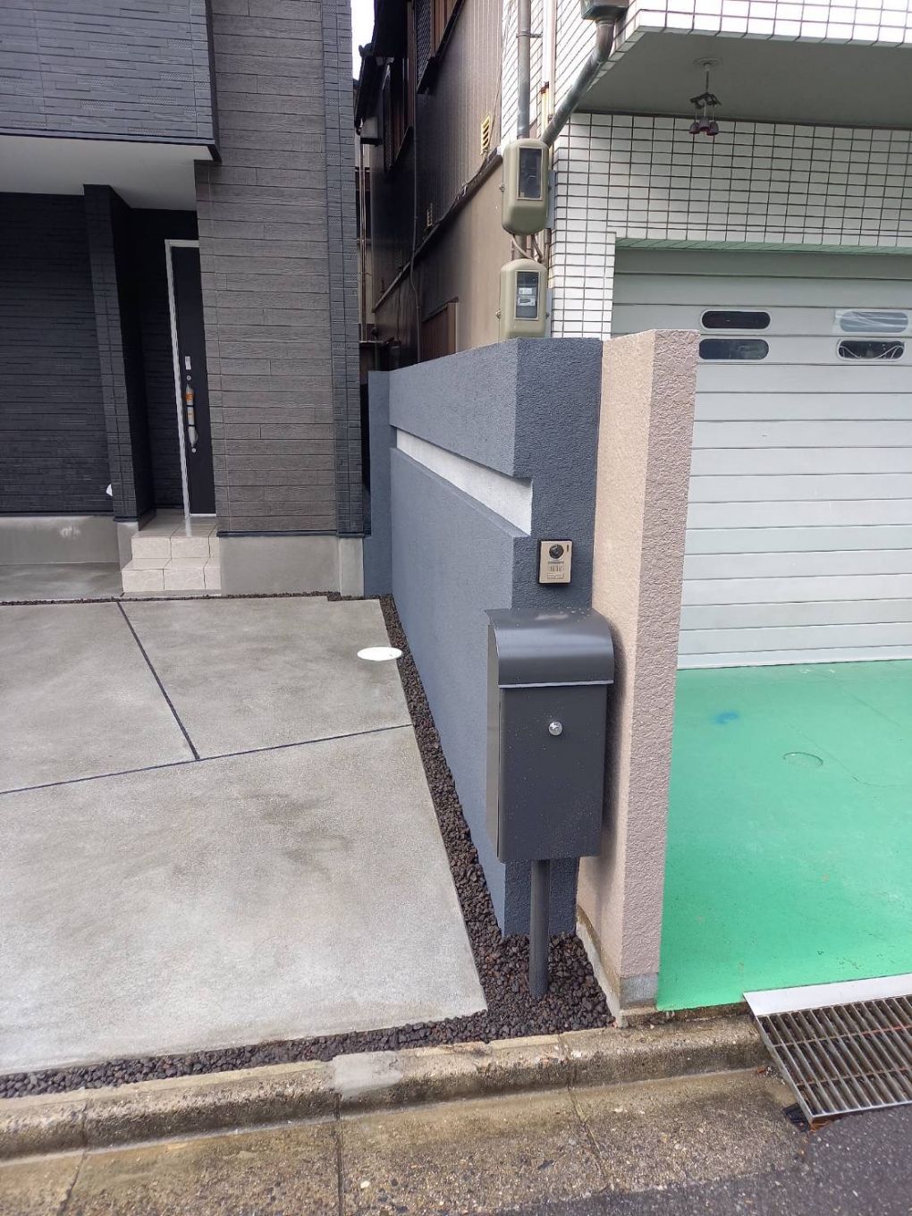 No.123 新築外構工事　シンプルモダン　モデルオープン外構 画像