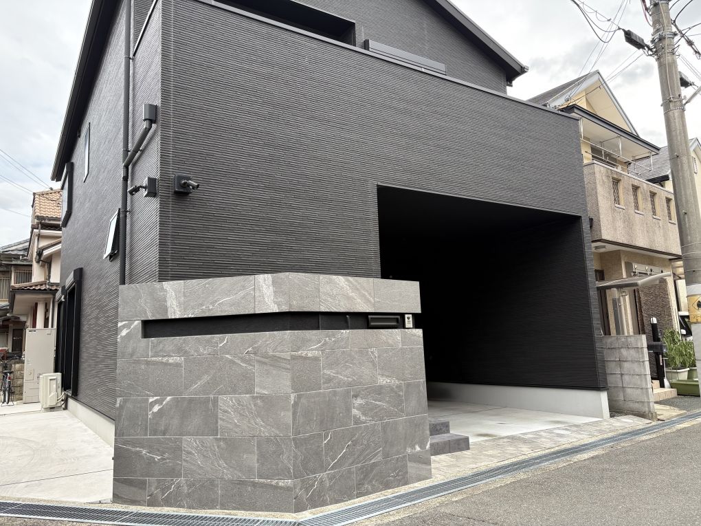 No.142 新築外構工事　シンプルモダン　オープン外構 画像
