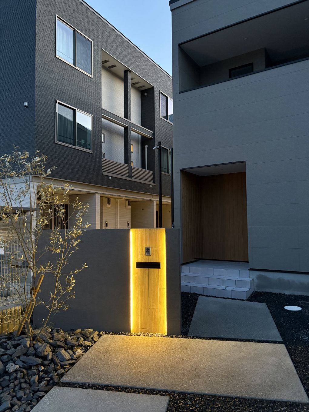 No．148 新築外構工事　シンプルモダン　オープン外構 画像