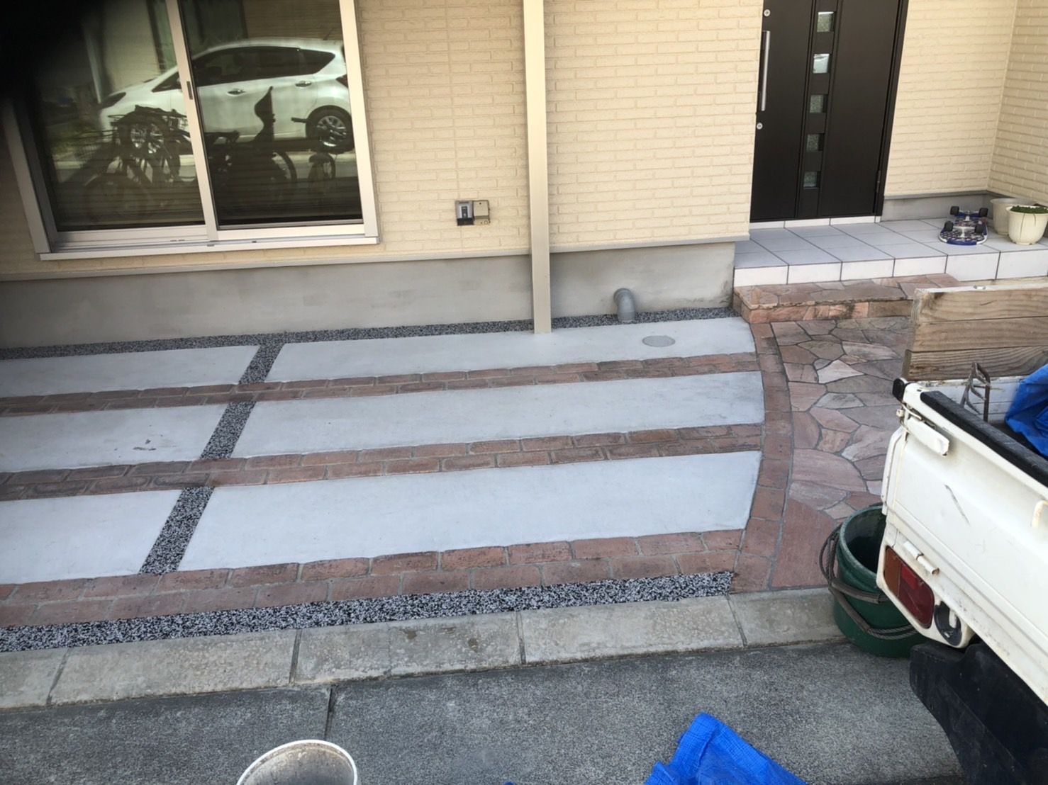 最近樹脂舗装のリフォーム案件が増えてきてまして 画像