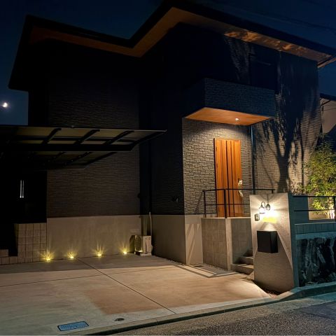 No.137 新築外構工事　シンプルモダン　オープン外構 アイキャッチ画像
