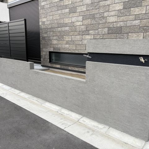 汚れにくい左官門柱 アイキャッチ画像